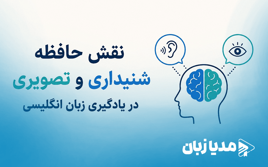 نقش حافظه شنیداری و تصویری در یادگیری زبان انگلیسی | مدیا زبان